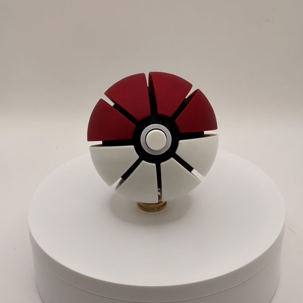 PokeBall Fidget Ball Toy, Pokemon Clicky Fidget Gadget, ADHD Focus Tool (Licensed)