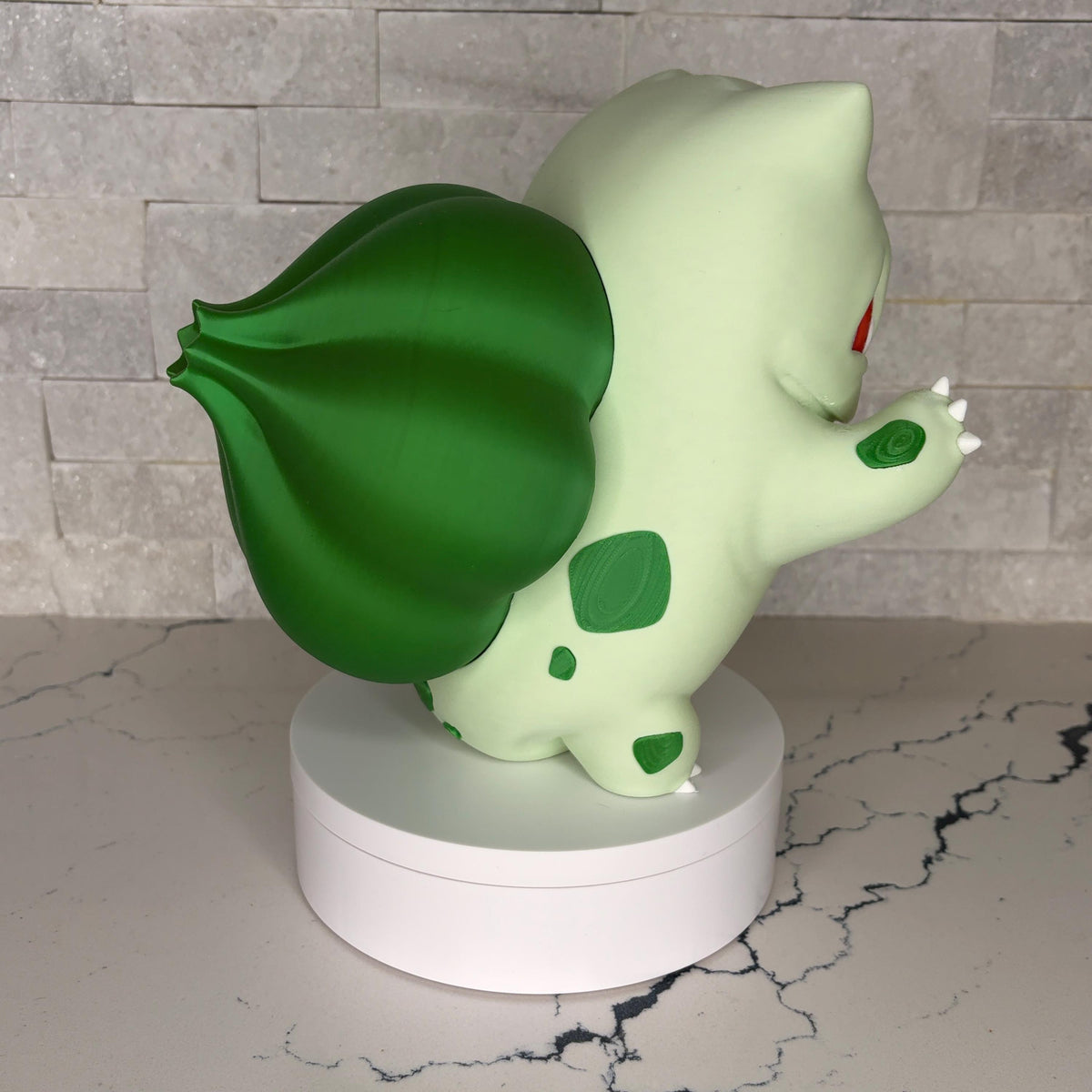 Grumpymon Bulbasaur Figure | Large Pokémon Starter Collectible | Gift for Gamers & Fans