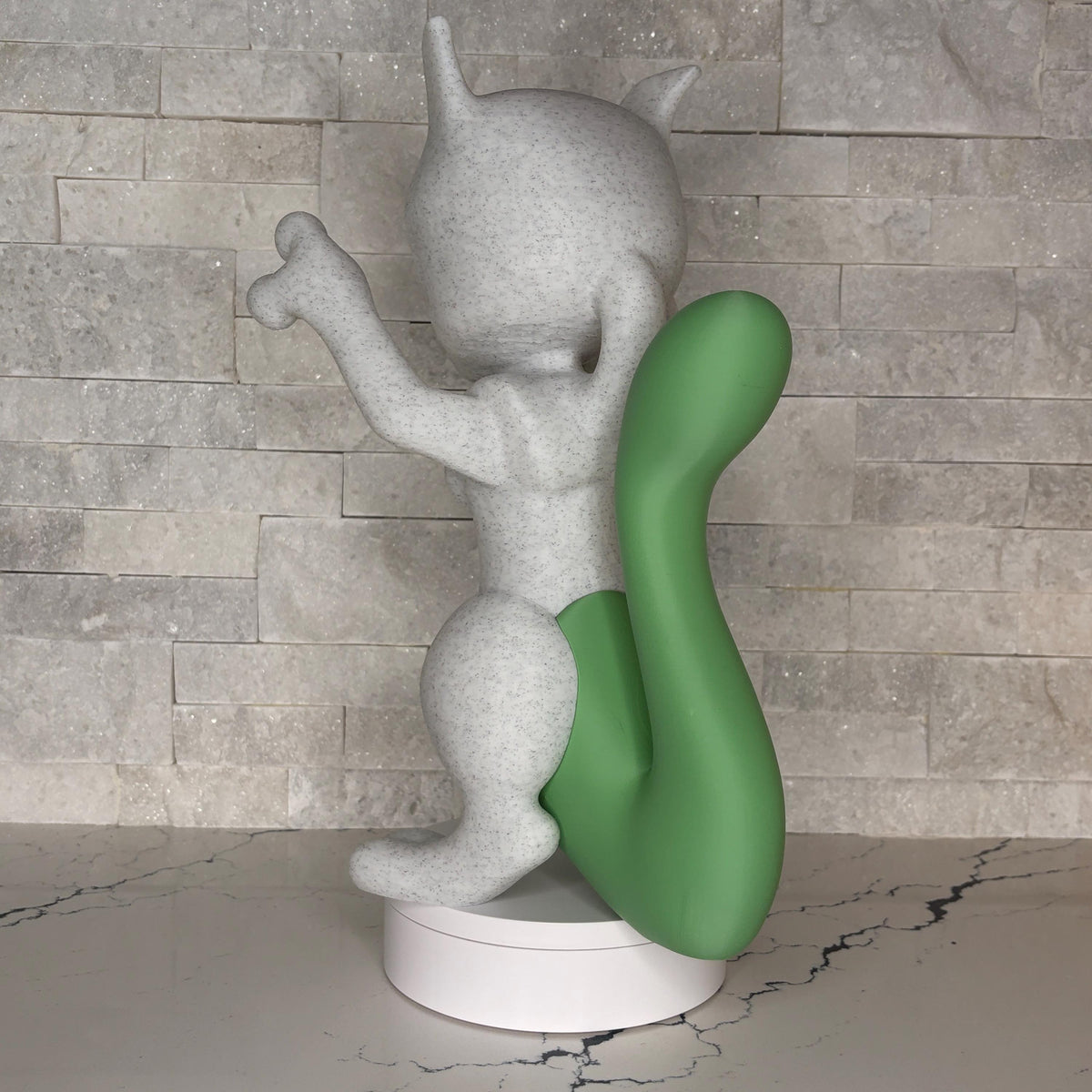 Mewtwo Legendary Edition Statue, 17 Inch Pokémon Collector Display, Large 3D Printed Figure, Shiny Mewtwo, Maple3D Licensed Model
