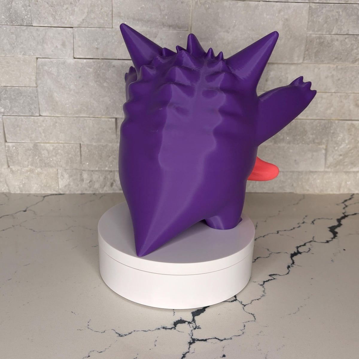 Gengar GrumpyMon Collector Figure, Pokémon Display Statue, Large 3D Printed Collectible, Maple3D Licensed Model, Gamer Shelf Decor, Ghost