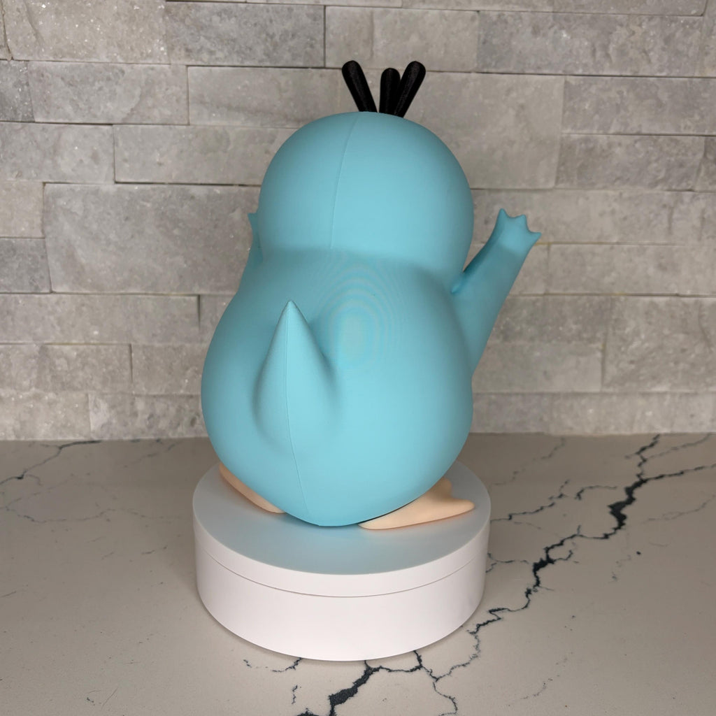 Grumpymon Psyduck Figure | Licensed Maple 3D Print, Anime Desk Decor, Pokémon, Misty