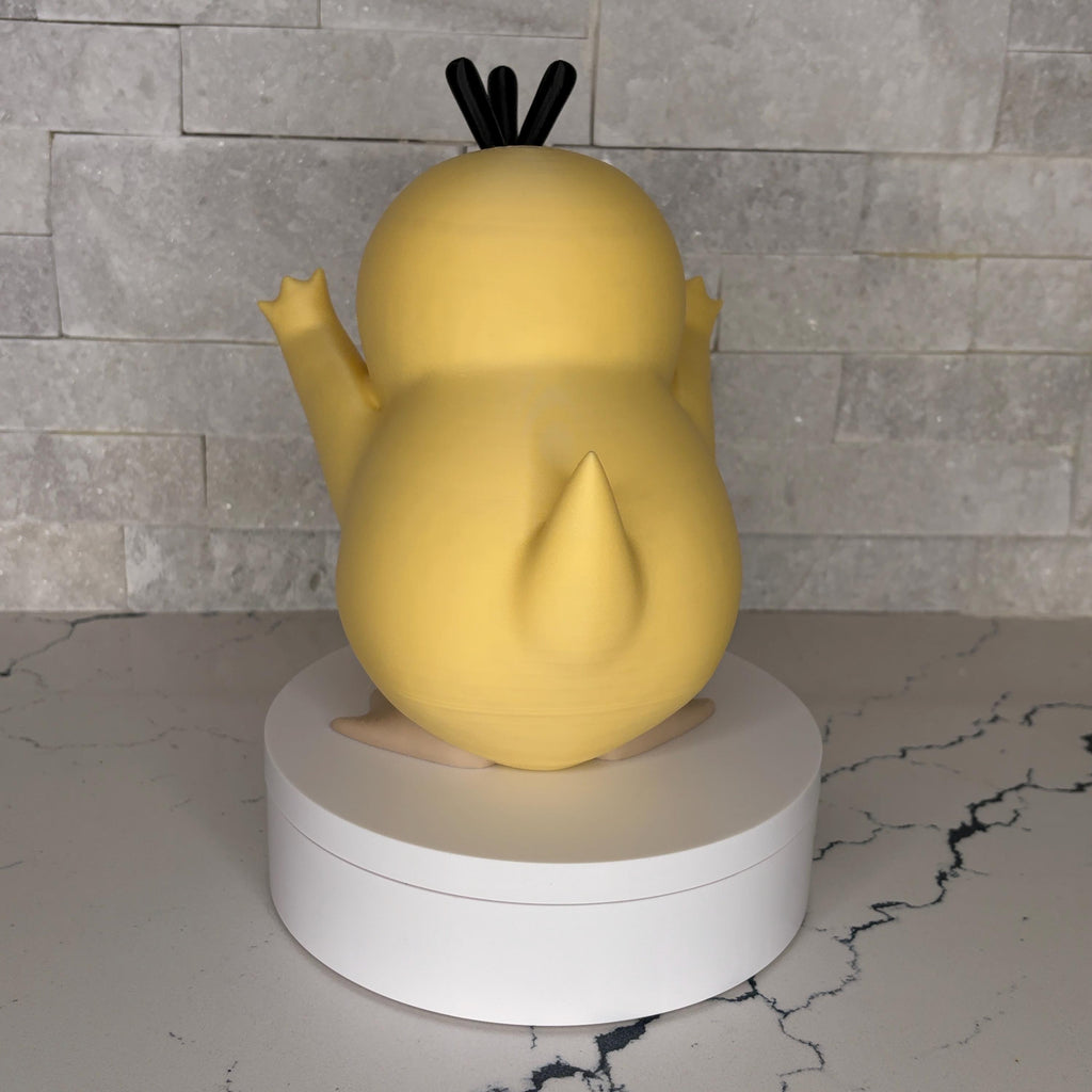 Grumpymon Psyduck Figure | Licensed Maple 3D Print, Anime Desk Decor, Pokémon, Misty