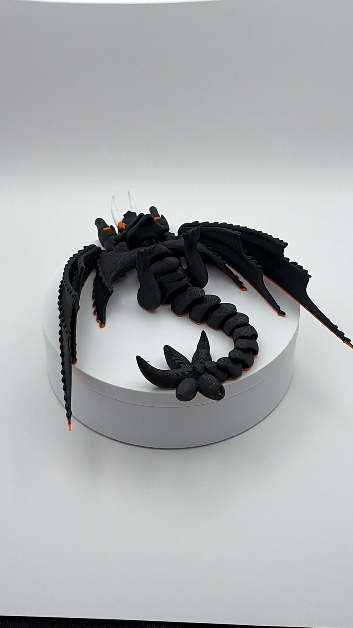 Skullcrusher Rumblehorn Dragon Figurine, 3D Printed Desk Decor