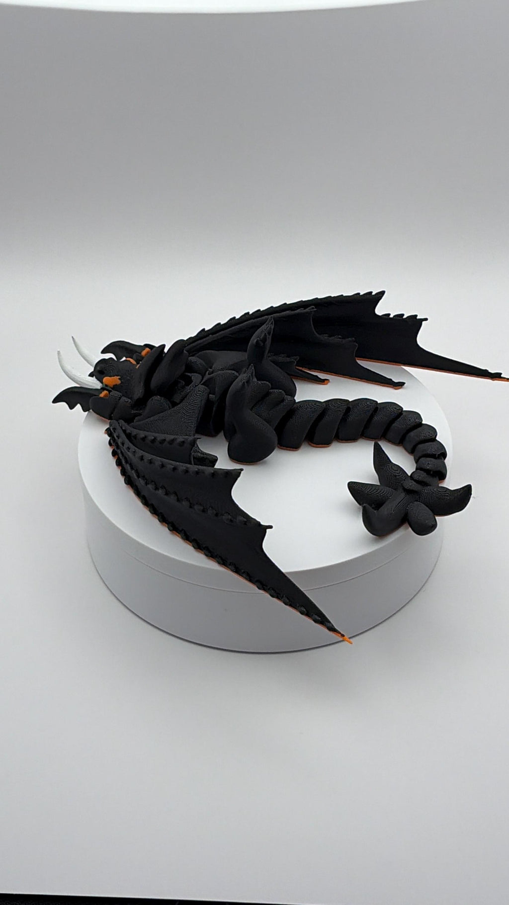 Skullcrusher Rumblehorn Dragon Figurine, 3D Printed Desk Decor