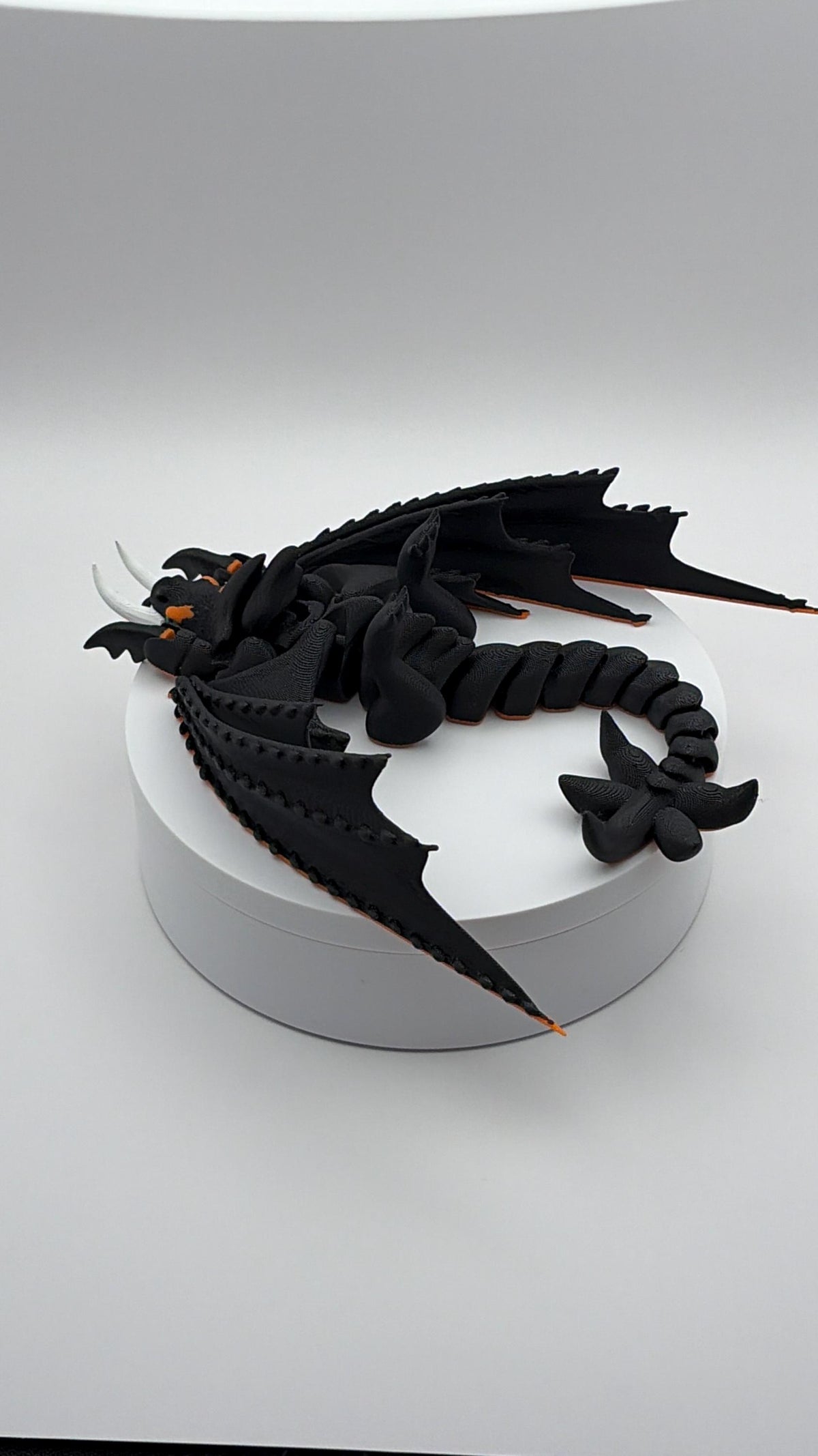 Skullcrusher Rumblehorn Dragon Figurine, 3D Printed Desk Decor