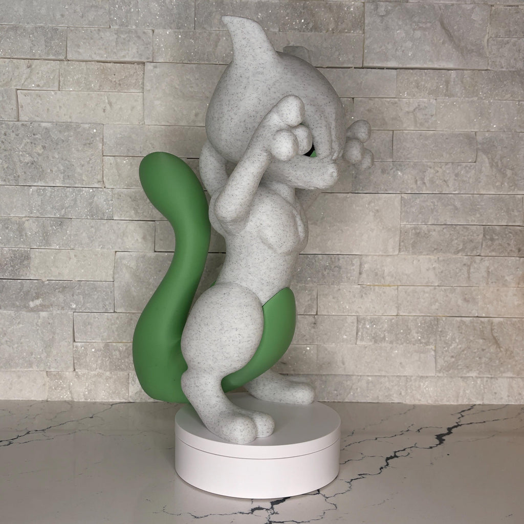 Mewtwo Legendary Edition Statue, 17 Inch Pokémon Collector Display, Large 3D Printed Figure, Shiny Mewtwo, Maple3D Licensed Model