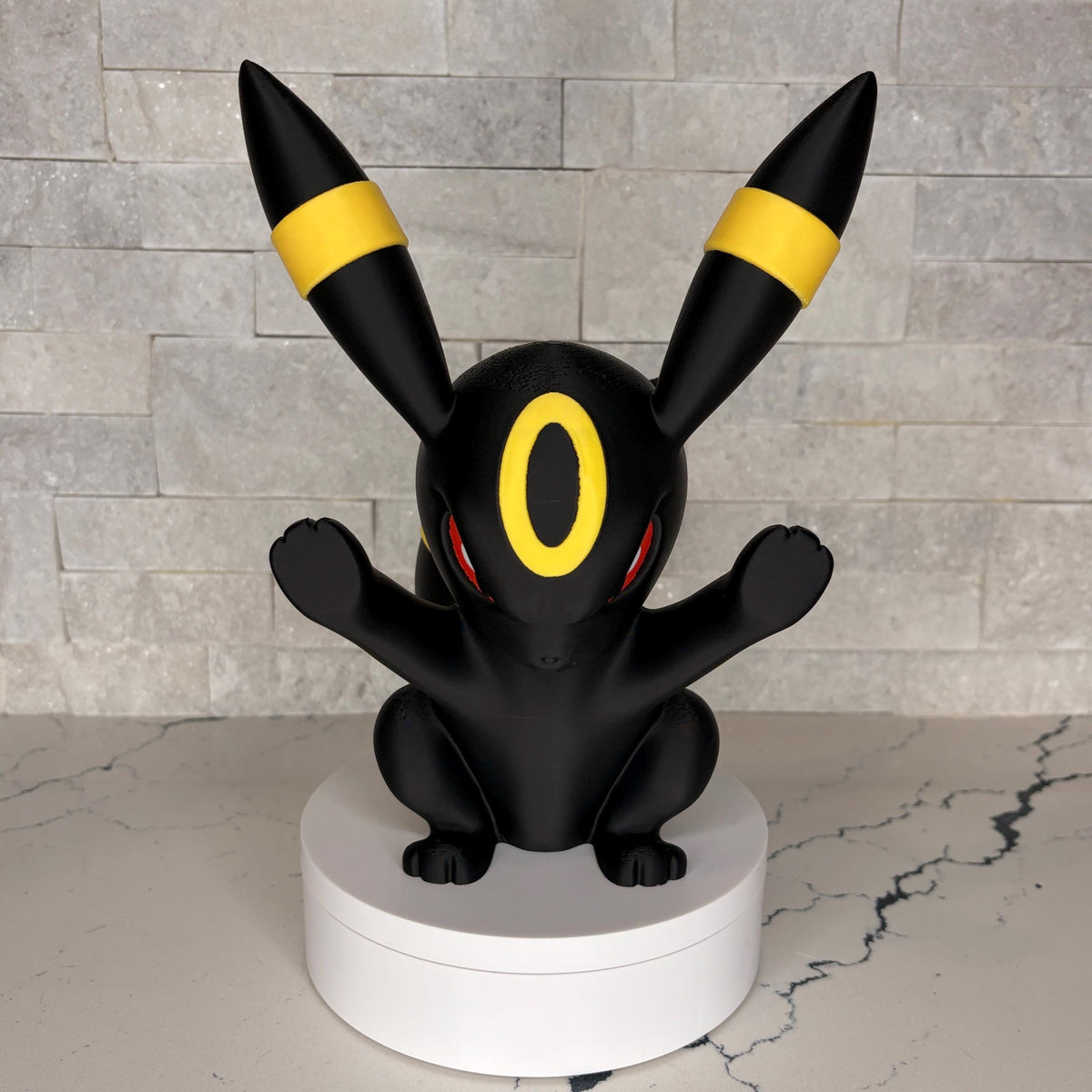 GrumpyMon Umbreon Collector Figure, Licensed Maple 3D Design, Display Statue, Gamer Shelf Decor