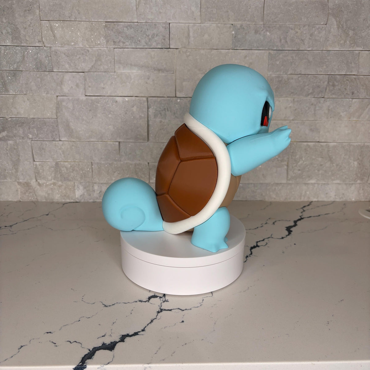 Licensed GrumpyMon Squirtle Pokémon Collectible, Large Squirtle Figure, Pokémon Desk Decor, Gamer Shelf Display, Anime Fan Gift, Nintendo