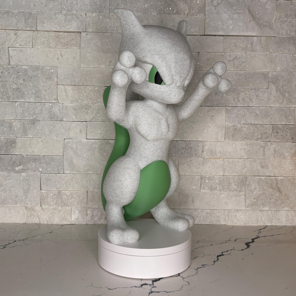 Mewtwo Legendary Edition Statue, 17 Inch Pokémon Collector Display, Large 3D Printed Figure, Shiny Mewtwo, Maple3D Licensed Model