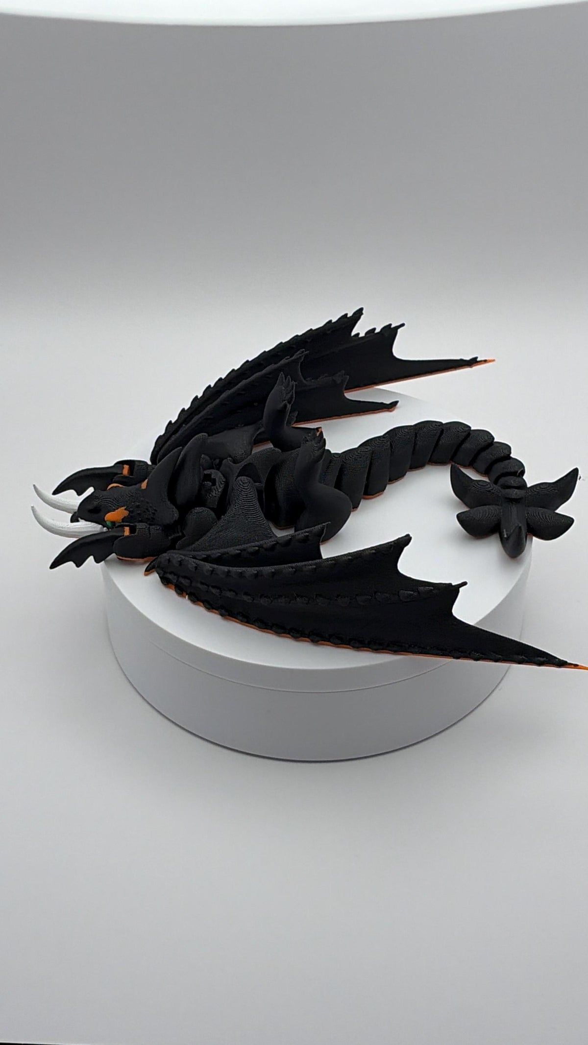 Skullcrusher Rumblehorn Dragon Figurine, 3D Printed Desk Decor