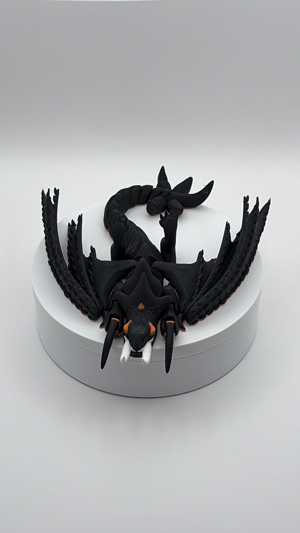 Skullcrusher Rumblehorn Dragon Figurine, 3D Printed Desk Decor