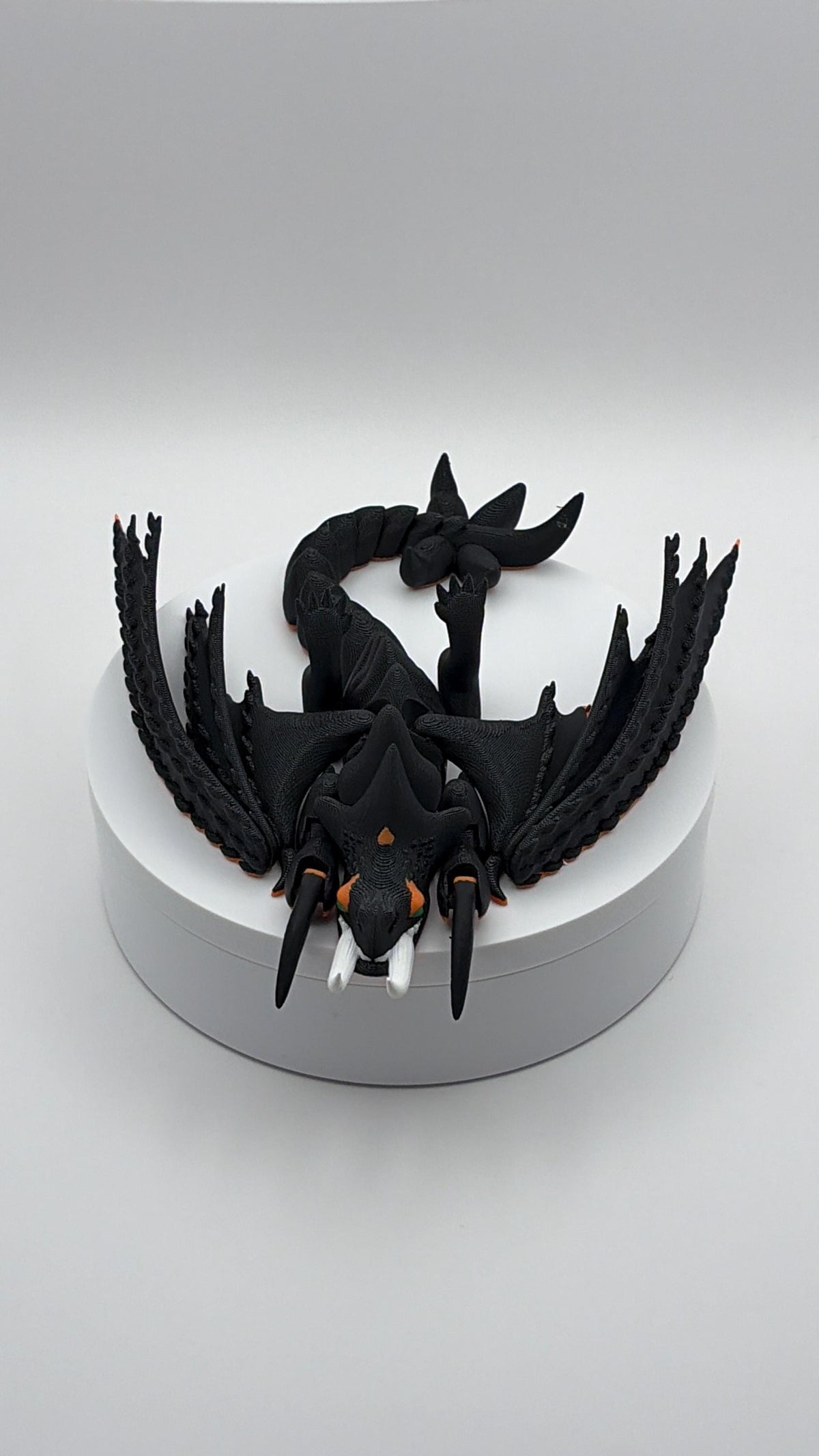 Skullcrusher Rumblehorn Dragon Figurine, 3D Printed Desk Decor