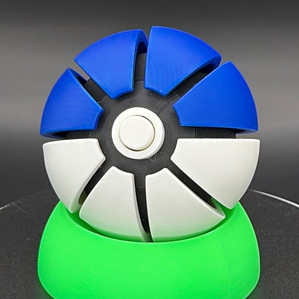 PokeBall Fidget Ball Toy, Pokemon Clicky Fidget Gadget, ADHD Focus Tool (Licensed)