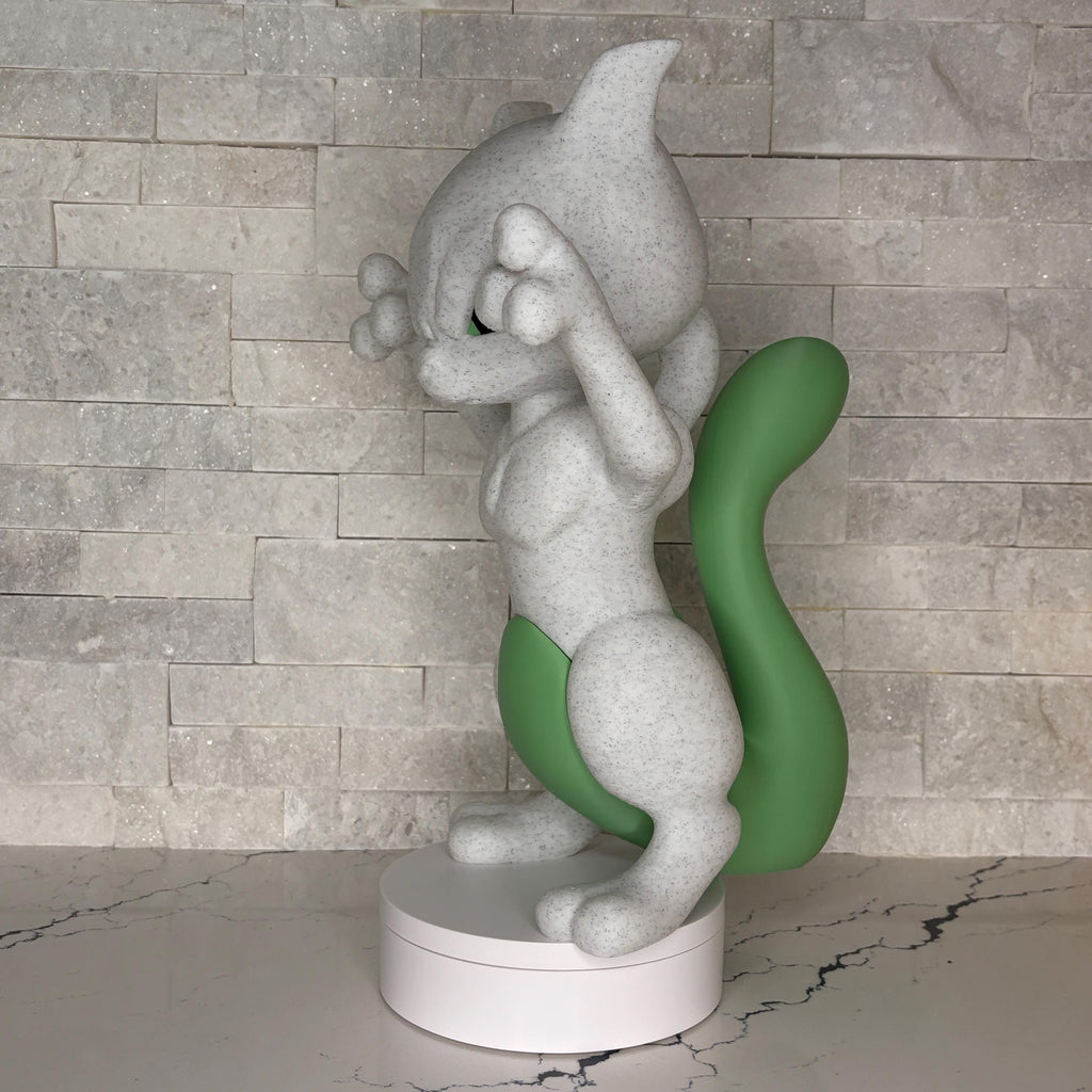 Mewtwo Legendary Edition Statue, 17 Inch Pokémon Collector Display, Large 3D Printed Figure, Shiny Mewtwo, Maple3D Licensed Model