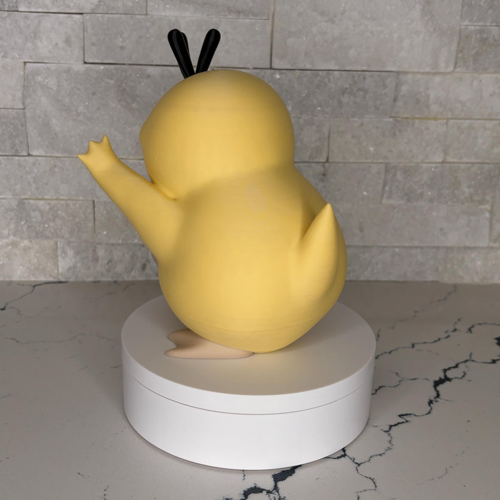 Grumpymon Psyduck Figure | Licensed Maple 3D Print, Anime Desk Decor, Pokémon, Misty