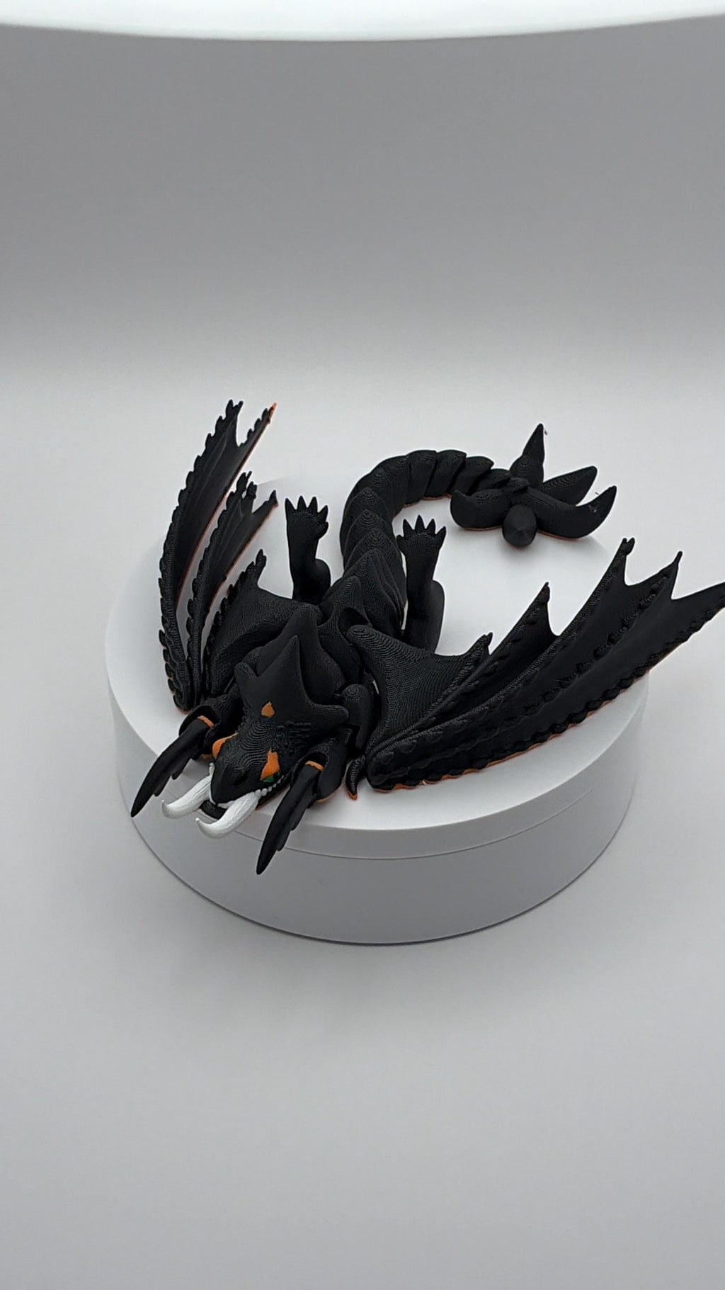 Skullcrusher Rumblehorn Dragon Figurine, 3D Printed Desk Decor