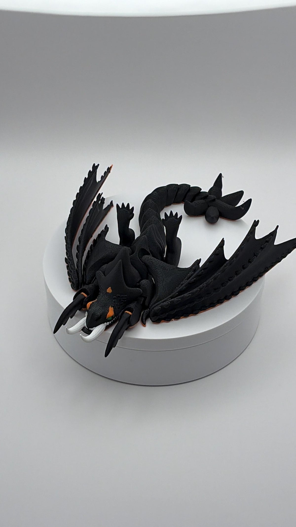 Skullcrusher Rumblehorn Dragon Figurine, 3D Printed Desk Decor