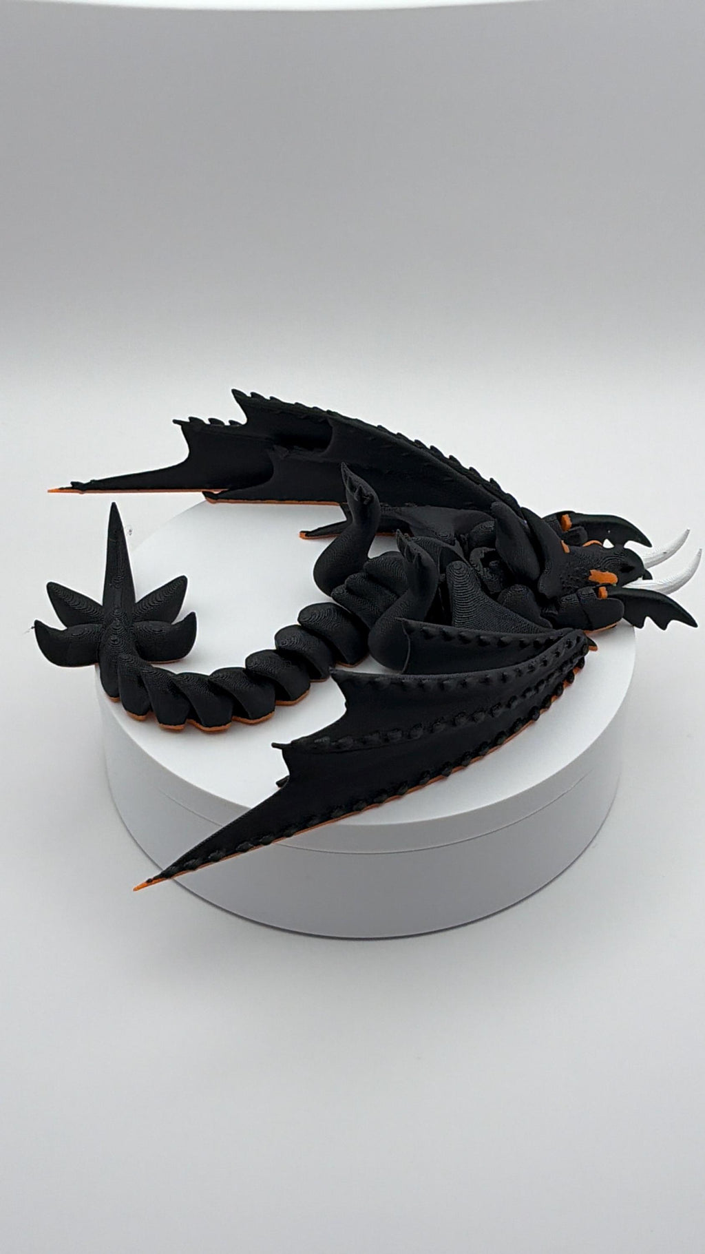 Skullcrusher Rumblehorn Dragon Figurine, 3D Printed Desk Decor