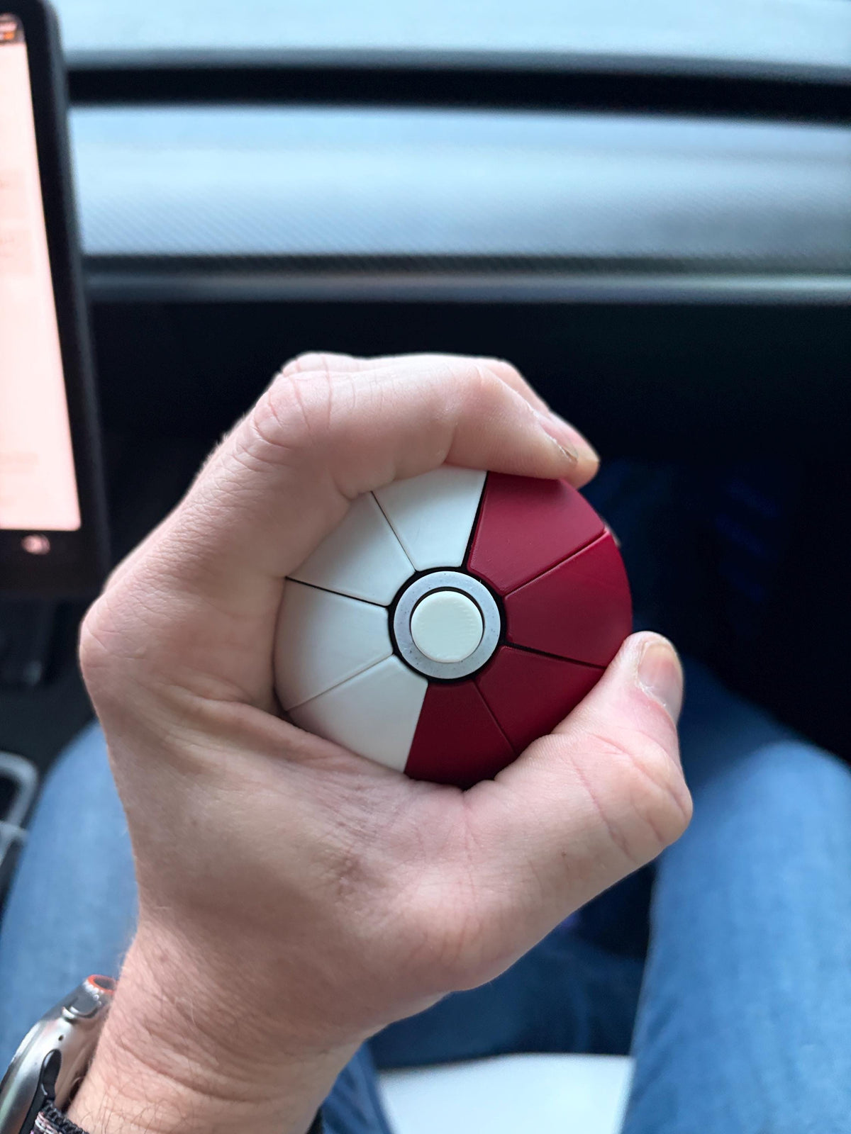PokeBall Fidget Ball Toy, Pokemon Clicky Fidget Gadget, ADHD Focus Tool (Licensed)