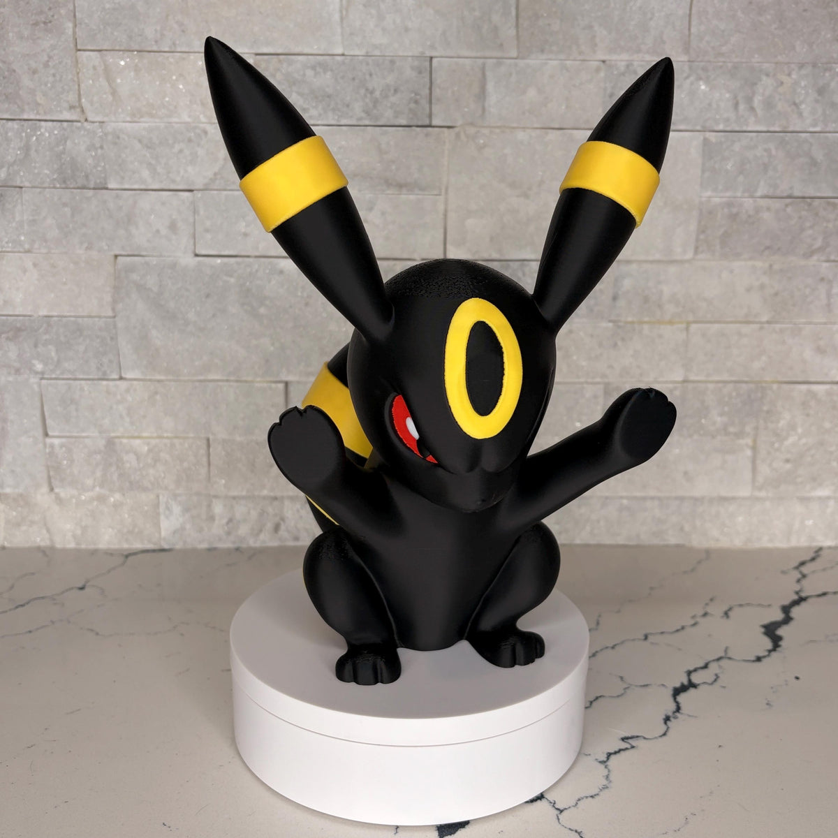 GrumpyMon Umbreon Collector Figure, Licensed Maple 3D Design, Display Statue, Gamer Shelf Decor