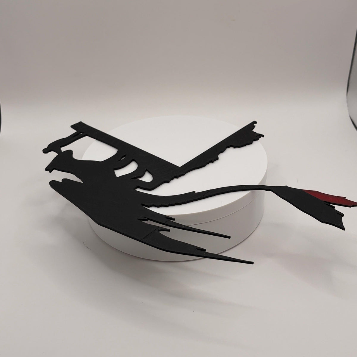 Modern Toothless Silhouette Wall Art | Minimalist Night Fury