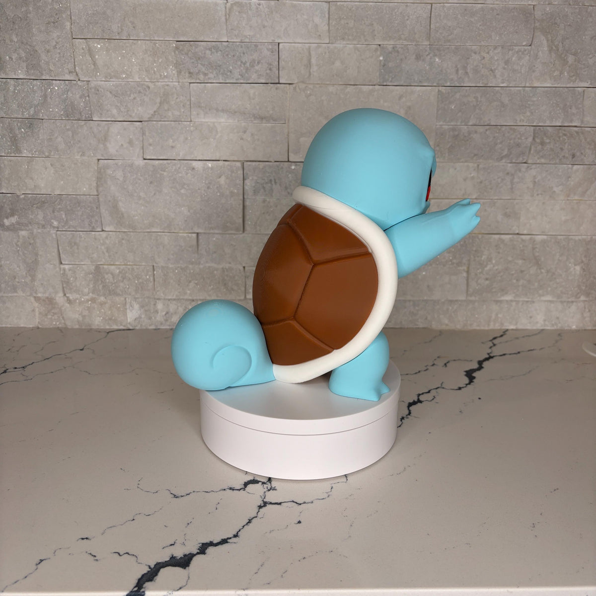Licensed GrumpyMon Squirtle Pokémon Collectible, Large Squirtle Figure, Pokémon Desk Decor, Gamer Shelf Display, Anime Fan Gift, Nintendo