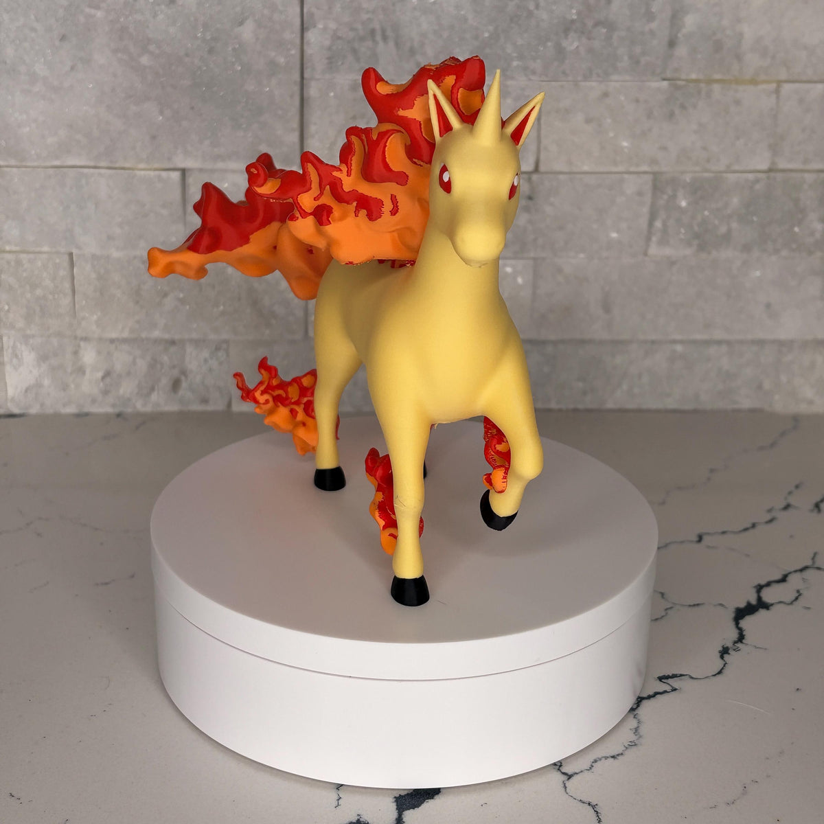 Rapidash Flame Edition Figure, Fire Pokémon Statue, 3D Printed Pokémon Art, Rapidash Collectible, Pokémon Gift, Maple3D Licensed Model