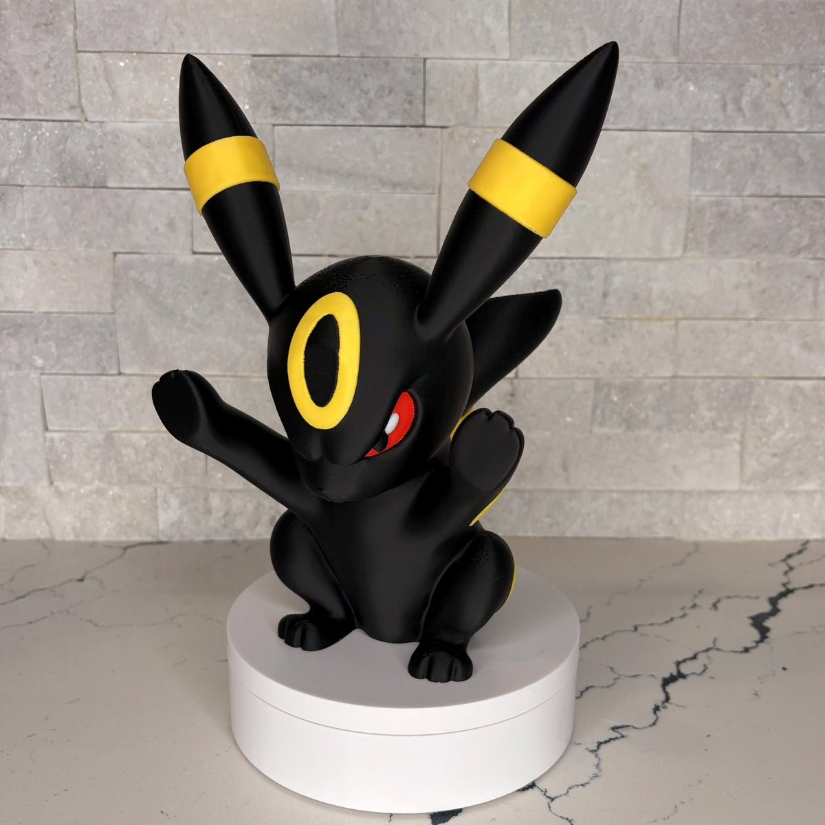 GrumpyMon Umbreon Collector Figure, Licensed Maple 3D Design, Display Statue, Gamer Shelf Decor