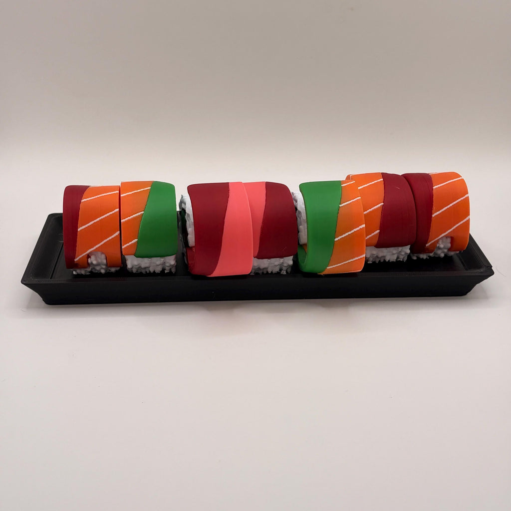 Sushi Weekly Pill Organizer – Rainbow Roll Supplement Container - Licensed ForgeCore