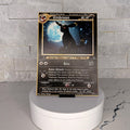 Umbreon UV Textured Artwork, Pokémon Inspired Raised Tactile Wall Decor, Eeveelution Collector Display, Gamer Room Art