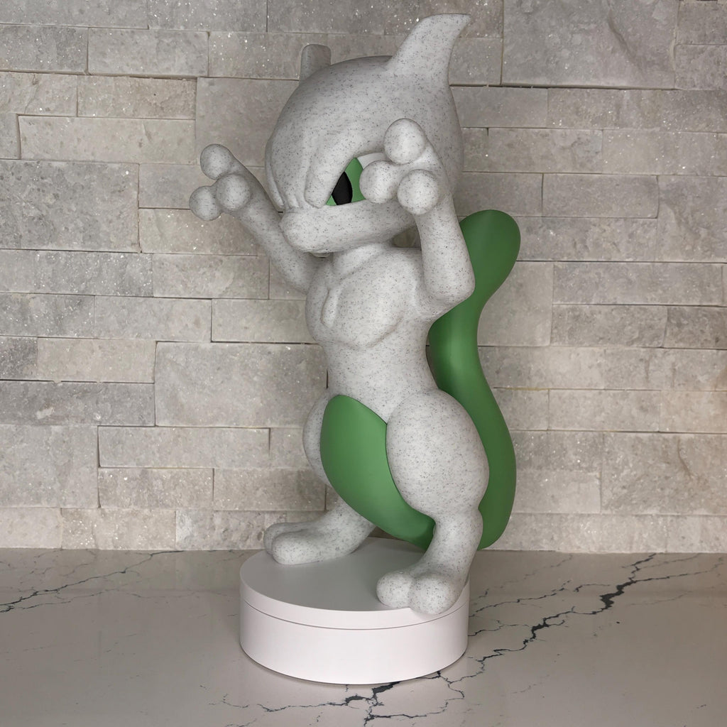 Mewtwo Legendary Edition Statue, 17 Inch Pokémon Collector Display, Large 3D Printed Figure, Shiny Mewtwo, Maple3D Licensed Model