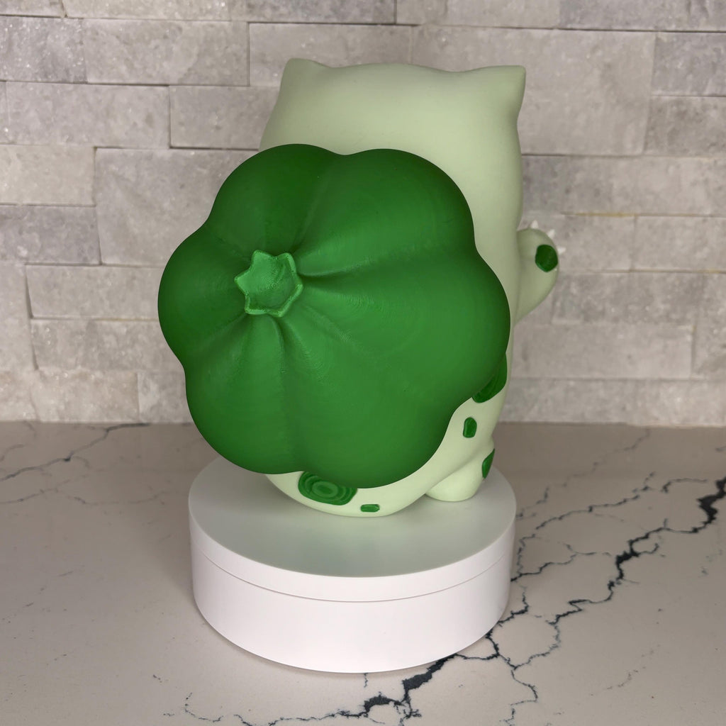 Grumpymon Bulbasaur Figure | Large Pokémon Starter Collectible | Gift for Gamers & Fans