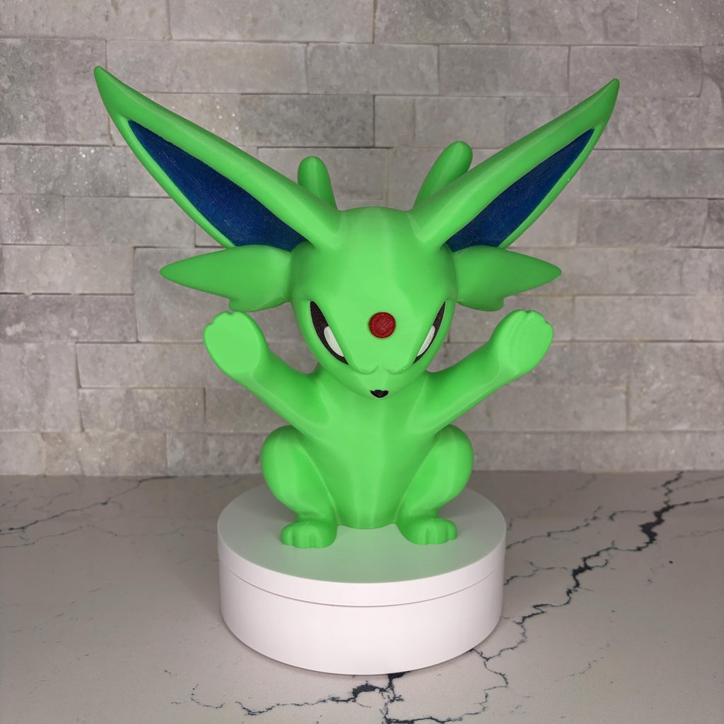 NEW GrumpyMon Espeon Collector Figure, Pokémon Inspired 3D Printed Statue, Shiny & Standard Variants, Premium Display Collectible