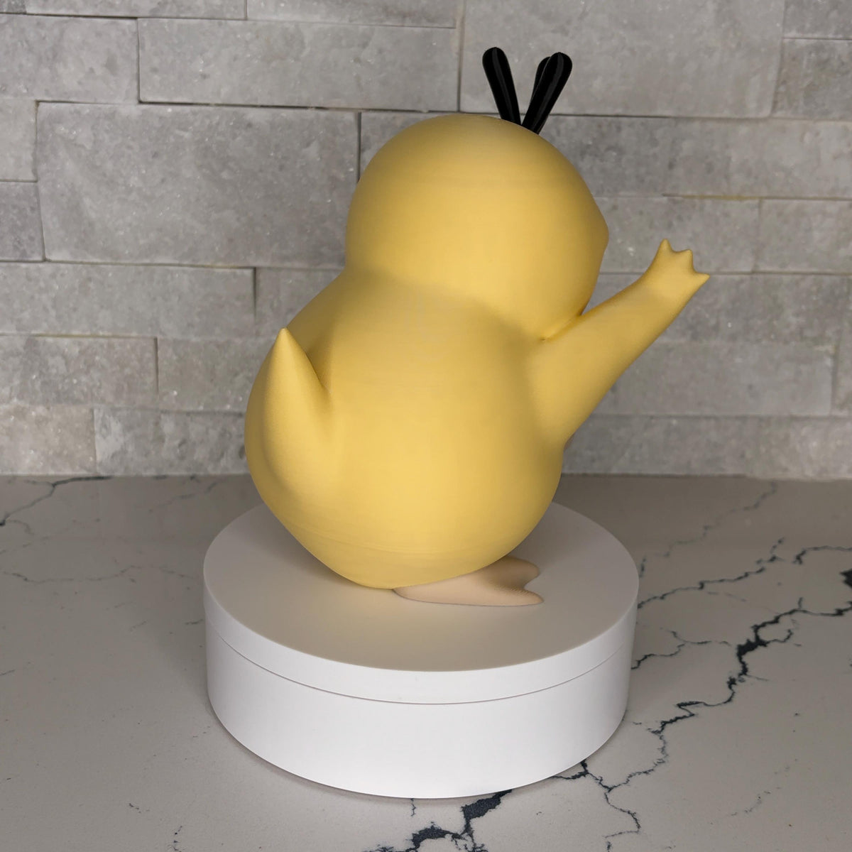 Grumpymon Psyduck Figure | Licensed Maple 3D Print, Anime Desk Decor, Pokémon, Misty