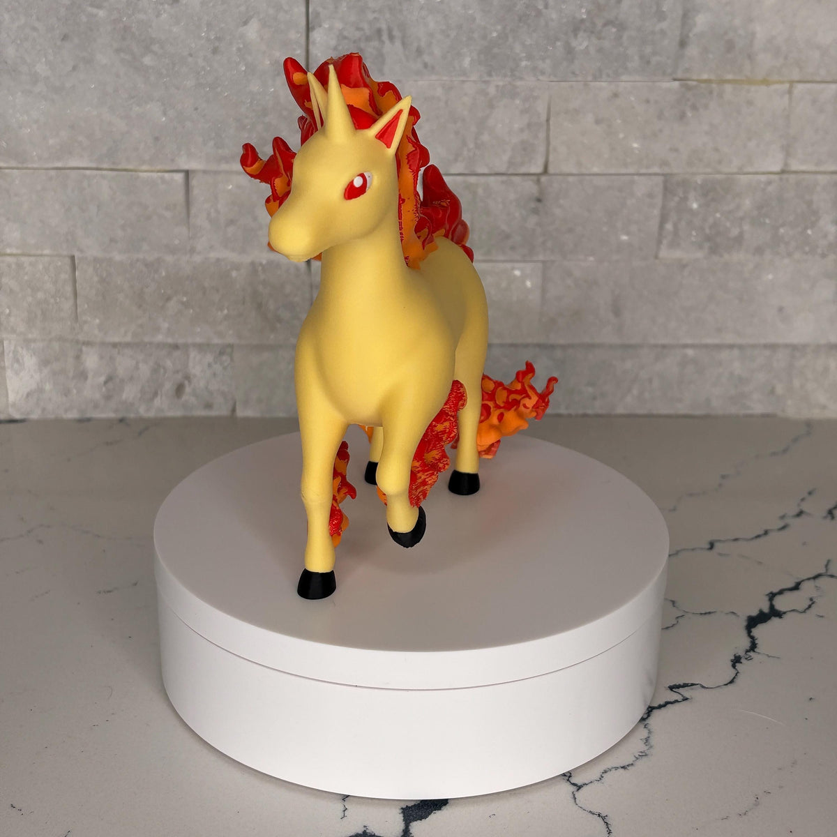 Rapidash Flame Edition Figure, Fire Pokémon Statue, 3D Printed Pokémon Art, Rapidash Collectible, Pokémon Gift, Maple3D Licensed Model